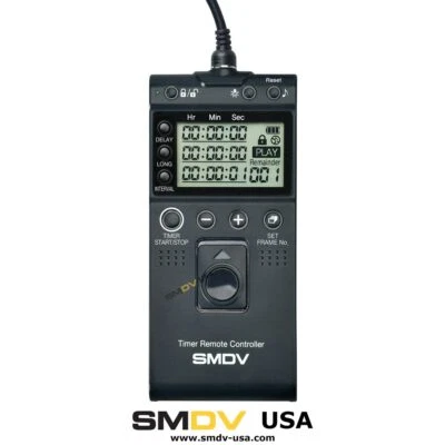 SMDV T803 Timer Shutter Release, Remote Intervalometer - Nikon D850, D500, Z9 Z8