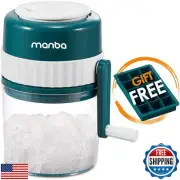 MANBA Ice Shaver and Snow Cone Machine - Premium Portable Ice Crusher and Sha