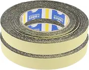 LALADEFIEE 2 Rolls Acoustic Adhesive Tape Thick Wide Long Shockproof Sealing Strip for Door Bottom Windows DIY Projects Fireproof Protection