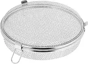 Cabilock Stainless Steel Mesh Cutlery Storage Basket Dishwasher Utensil Holder for Spoons Forks Tableware Practical Round Design for Easy Use Kitchen