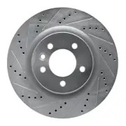 Dynamite Friction Front Driver Side Disc Brake Rotor for Land Rover (631-11009L) (for: Land Rover)