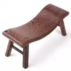 Chicken Wing Wooden Footstool Cervical Vertebra Pillow Wood Footstool Hardwood