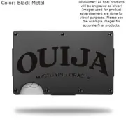 Custom OUIJA Laser Engraved Wallet - Pick A Wallet Color
