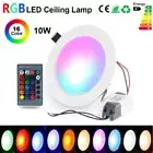 LED Panel Downlight RGB 16 Color Dimmable Recessed Ceiling Light Remote Control