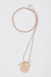 Iris Pendant And Wings Mini Cluster Necklace--NES-IRIS-RP