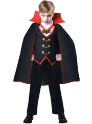 Dracula Vampire Toddler Boys Halloween Costume