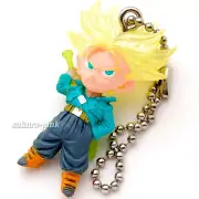 Trunks Super Saiyan DragonBall UDM 09 mini Figure Keychain Authentic BANDAI JPN