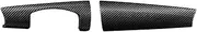 QASULER Car Central Control Instrument Panel Carbon Fiber Decoration Sticker, for BMW, for Mini, Cooper F55 F56 F57 Interior Accessories Air Vent Decoration Trim