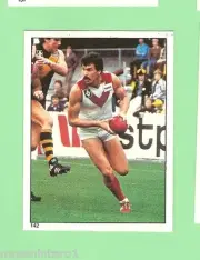 1984 SCANLENS VFL STICKER - #142 ROD CARTER, SYDNEY SWANS
