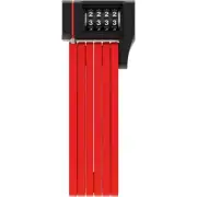 Abus BORDO 5700c Combination Folding Lock - 80cm, Red 87794