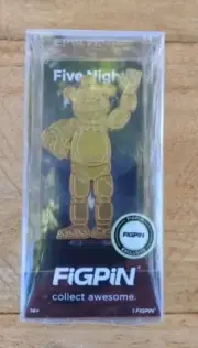 FIGPIN 1716 GOLDEN FREDDY FAZBEAR Five Nights At Freddy's Only 500 Made Sealed!