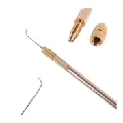 Brass Ventilating Hook Needles 4pcs Reusable for Repair Making Wig Accessories
