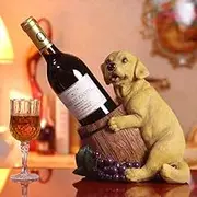 Wine Rack Home Red Holder Wine Glass Rack Bar S,Resin Puppy Shape Retro Creative Wine Cabinet Decoration Living Room Restaurant Home Practical Elegant Interesting KeYJ