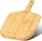 Pizza Peel 12 Inch, Bamboo Pizza Board Wooden Pizza Paddle Spatula Oven Accessor