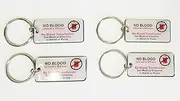 [Atomic Market] Epoxy Filled Jehovah's Witness No Blood Transfusion Key Chain