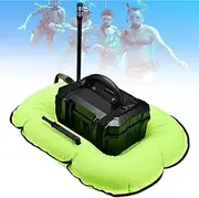 Waterproof Air Compressor, Tankless Diving System with Hose & Diving Breathing Regulator for Recreational Diving & Fishing,5.5h-Green