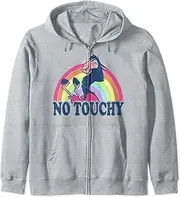 [Disney] The Emperor's New Groove Kuzco Rainbow No Touchy Zip Hoodie