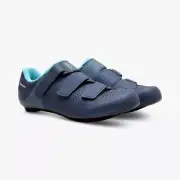 Shimano Womens Cycling Shoes Navy RC100 Road Hook Loop Low Top SHRC100W
