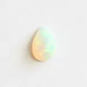 0.31ct 6x4 pear Australian opal natural solid white / light opal loose stone