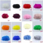 10 Yards/Piece Chandlles Trims/Fringe Sew on Feathers Multi-colors