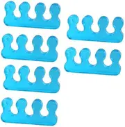 Reusable Soft Silicon Toe Finger Separator Nail Art Pedicure Polish Tool - Ideal for Pedicures & Manicures