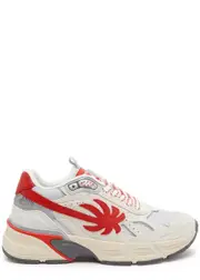 Palm Angels Palm Runner Panelled Mesh Sneakers - White - 40 (IT40 / UK6) 40 (IT40 / UK6)
