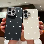 Heart Shockproof Leather Case For iPhone 16 Pro Max 15 14 13 12 11 XS XR 8 Cover