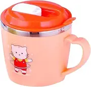 Luxshiny Elderly Adult Feeding Cup Stainless Steel Straw Cup Insulation Leak Proof for Elderly Cups for Adults Boys and Girls Straw Cup
