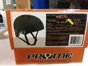 PRYME MORTAL BMX/BICYCLE/SKATE/BOARD HELMET. army green xs-l