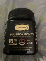 Comvita, Raw Manuka Honey, Certified UMF 10+(MGO 263+)EXP 2025 8.8oz