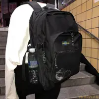 在飛比找樂天市場購物網優惠-港風 半次元 次文化超級大容量布標後背包 旅行背包 學生包 
