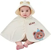 [Generic] UV Protection Baby Clothes - UPF 200+ Hooded UV Protection Clothing,Cute Washable Outerwear, Cooling Cloak for Travel Summer