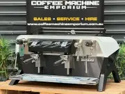 SANREMO F18 2 GROUP VOLUMETRIC ESPRESSO COFFEE MACHINE COMMERCIAL CAFE BAR-WHITE