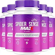 (5 Pack) Spider Sense Max Pills for Men - Spider Sense Max Pills, Spider Sense Max for Men, Spider Sense Max, Spider-Sense Max Pills for Men, Spider Sense Max Supplement, 300 Capsules for 5 Months