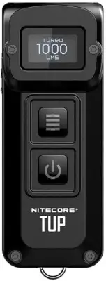 NITECORE TUP 1000 lm Black Rechargeable Everyday Carry Keychain Flashlight