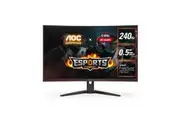 [C32G2ZE] AOC 31.5" Curved Monitor 0.5ms 240Hz, FHD FreeSync Premium, Ultra Narrow Border