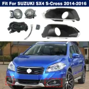Bumper Fog Light Driving Lamp w/ Cover Wiring For SUZUKI SX4 S-Cross 2014-2016 (for: Suzuki)