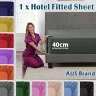 Hotel 2200TC Extra Deep Ultra Soft Fitted Sheet Single Double Queen King Bed