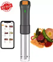 WiFi Sous Vide Cooker 1000W Immersion Circulator Stainless Steel Precision