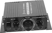 1Pc Mini Digital Stereo Amplifier Wireless No Noise Amplifier for Speakers HiFi Sound Compact Design for Easy Operation for Home and Outdoor Use Black