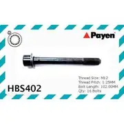 Payen Cylinder Head Bolt Set - HBS402