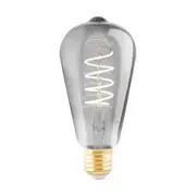 Eglo 4W LED E27 Decorative Dimmable ST64 Pear Globe
