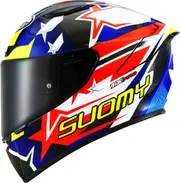 Suomy TX-Pro Higher Carbon, full face helmet , color: Red/Dark Blue/Yellow/White , size: XXL