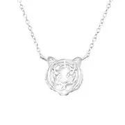 Silver Tiger Necklace