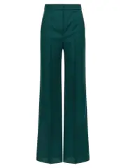 [Max Mara] Max Mara-Fernet Pantaloni Verde-Donna 46IT