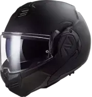 LS2 Advant Solid Modular Motorcycle Helmet W/ Sunshield