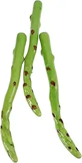 Kisangel 3pcs Lifelike Foam Asparagus Artificial Models Decorative Fake Veggies for Dining Table Photo Shooting