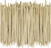[500 Count] 7.5 Inch Wooden Coffee Stirrers - Wood Stir Sticks