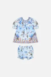 BABIES PUFF SLEEVE TOP AND BLOOMER SET AL MANIAL PALACE MEMOIRS