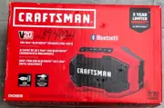 NEW Craftsman CMCR001B 20V Max Bluetooth Speaker (Tool Only) F.Ship